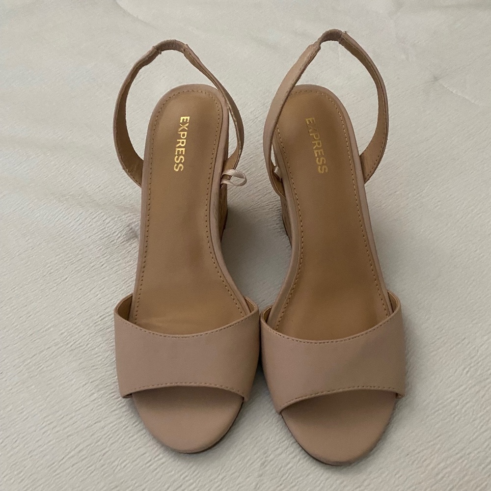 Womens Express Wedge Heels heel strap